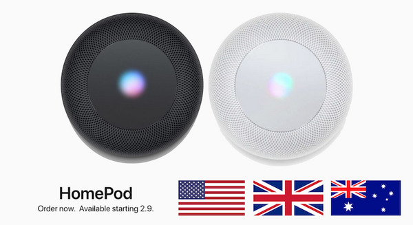Apple HomePodの初回出荷分、イギリス・オーストラリアは売り切れ、アメリカはまだ初日ゲット可能 画像