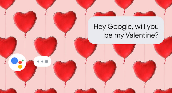 【バレンタインデー】「Ok Google、私の恋人になってくれる？」 画像