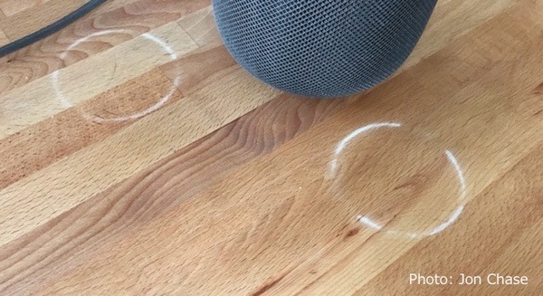 HomePodが木製テーブルにリング跡を残す問題発生、既に対策商品も登場 画像