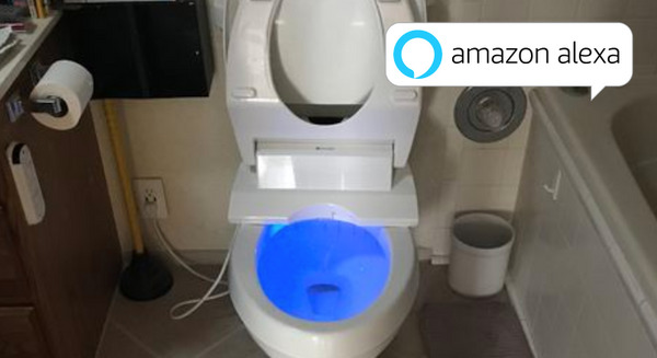 Alexa対応トイレを自作した強者現る。作り方も公開中！ 画像