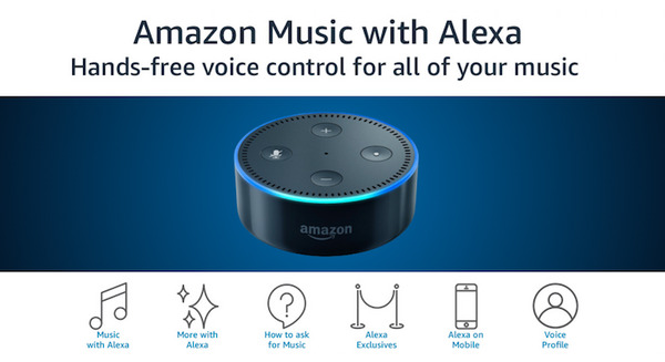 【米国Amazon】Alexaの音楽再生が機能向上「昨日聴いた曲」「最近聴いてない曲」「これに似た曲」などの選曲が可能に 画像