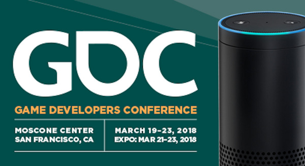 【GDC 2018】Amazon Alexaが「Game Developers Conference 2018」に登場、音声ゲーム構築を学べる 画像