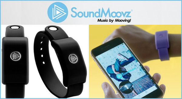 踊ることで音を奏でる！ 近未来的ウェアラブル楽器ガジェット「SoundMoovz」、ヴィレヴァンオンラインで販売開始 画像