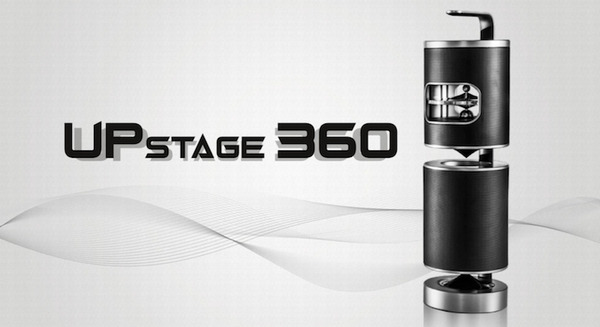 Amazon Echo Dotを搭載できるハイレゾ360度スピーカーユニット「UPstage 360」がKickstarterに登場 画像