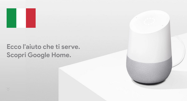Google HomeがイタリアのGoogleストアで販売開始 画像