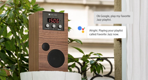 Google Assistant搭載の木製スマートスピーカー「Como Audio SpeakEasy」がクラウドファンディング中 画像