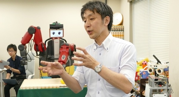 概念や言語を学習し家庭内作業をこなせる汎用ロボットへの道　電通大 長井研究室の取り組み 産学官連携DAYから 画像