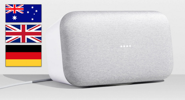 Google Home Maxがオーストラリアで8月発売、イギリス・ドイツも発売間近 画像