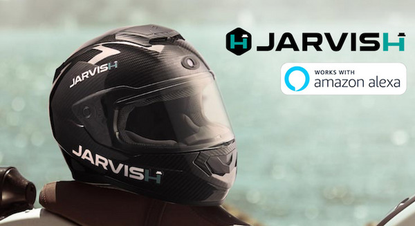 ライダー待望のスマートヘルメット「JARVISH X-AR」登場！ Amazon Alexa、ARヘッドアップディスプレイ、360度カメラ搭載 画像