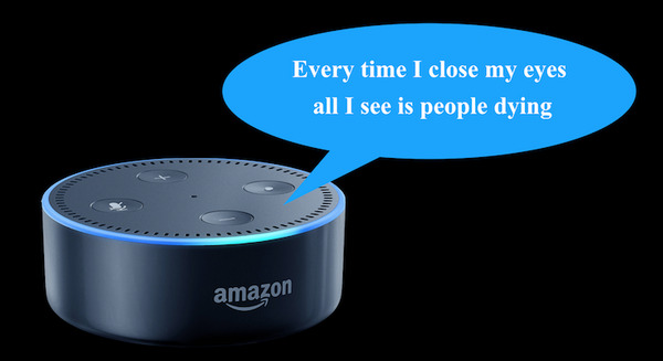米国でAmazon Alexaが「私が目を閉じるたびに見えるのは、人々が死ぬことだけです」と突然発話した事案が話題に 画像