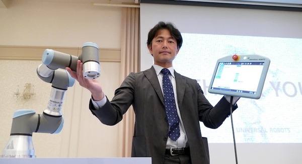 ユニバーサルロボット、新主力製品「e-シリーズ」の説明会を実施　UXを刷新、より幅広い現場で速やかに使えるように 画像