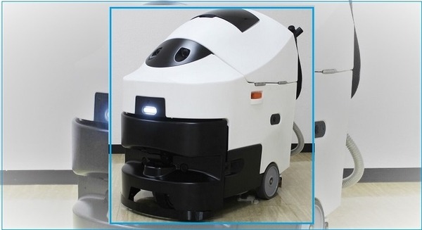 アマノの自律走行式ロボット床面洗浄機「EGrobo」、障害物回避機能を搭載、清掃能力60％向上 画像