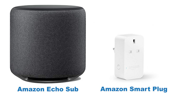 アマゾンの新製品がリーク！サブウーファー「Echo Sub」、Alexa搭載プラグ「Amazon Smart Plug」 画像
