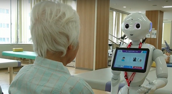 ロボットによるリハビリ、認知症予防等の実証実験がスタート、介護施設の課題解決に挑む！ソフトバンクとユニマット 画像