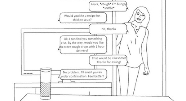 アマゾンの新特許！ Alexaが咳や鼻声を把握し、風邪薬を提案 画像