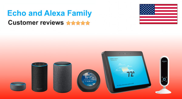 アメリカでの「Amazon Echo」ファミリーのアマゾンレビュー評価まとめ （2018年11月） 画像
