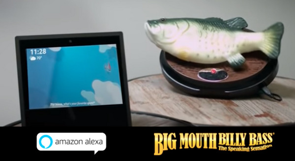 ブラックバス型の動くAlexaガジェットが発売へ！ 口をパクパク、価格は40ドル 画像
