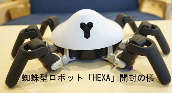 プログラミング可能なクモ型ロボット「HEXA」【レビューその1・開封の儀! 】 画像