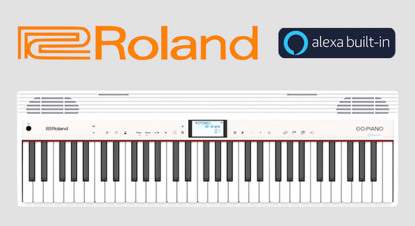 RolandがAmazon Alexaを搭載し、声で操作できる電子キーボード「GO:PIANO with Alexa Built-in」をCES 2019で発表！ 画像