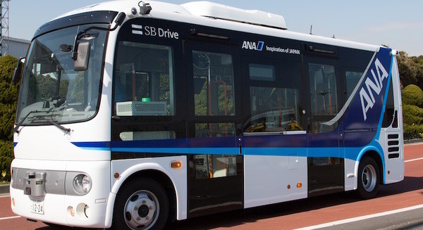 羽田空港内で自動運転バス実用化に向け　NEC、ANA、SBドライブらが1月15日から実証実験 画像