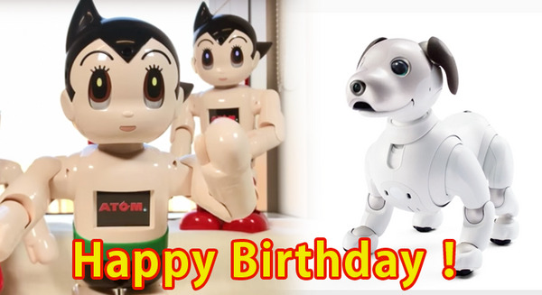 アトムからアイボに「ハッピーバースデー！」1月11日のaiboの日、アトムが誕生日のお祝い動画を発表！ 画像
