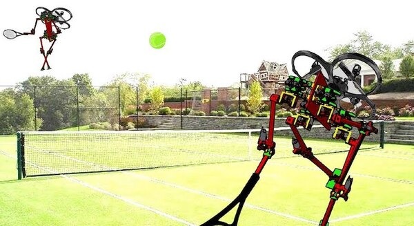 歩けて、飛ぶロボット「LEONARDO」 米国ノースイースタン州立大学が開発 画像