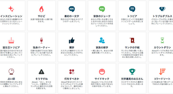 簡単スキル開発の「Alexa Skill Blueprints」がスキルストアに対応　一般公開可能に 画像
