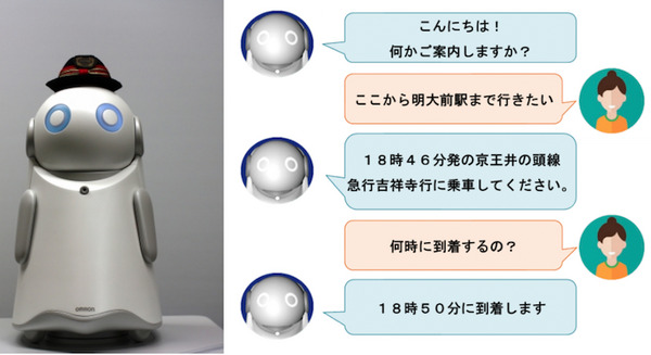 下北沢駅にオムロンの案内ロボが入社へ　フェアリーデバイセズの音声処理技術を活用 画像