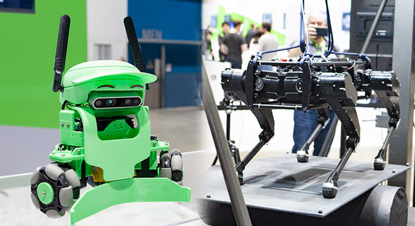 【GTC 2019】NVIDIAの小型ロボット「Kaya」が可愛い！展示会場で出会ったJetson搭載の自律ロボットたち　巨大な農業用ロボットも 画像