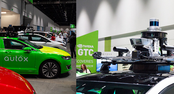 【GTC 2019】NVIDIA DRIVE搭載の自動運転車を多数展示！ベンチャー企業ぞくぞく参入　NVIDIAの担当者にインタビュー 画像