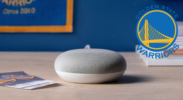 GoogleとNBA「Golden State Warriors」が試合の観客およそ2万人全員にGoogle Home Miniをプレゼント！ 画像