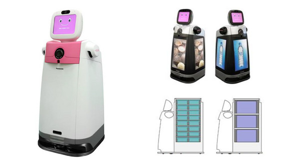 パナソニックが自律搬送ロボット「HOSPI」の新モデルを発表　サイネージ版など全3種のラインナップ 画像