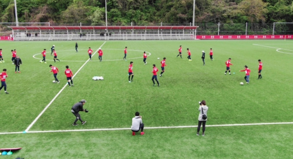 スポーツ分野でドローン活用へ　「いわきFC」がサッカーのフォーメーション分析、センシンロボティクスとドームが提供 画像