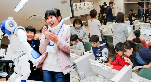 長野県大町市が「ICT学習推進事業」を展開　案内ロボット、障害物を避ける自動走行、AI教育、IoT体験コースなどプログラミング教育 画像