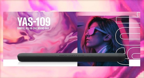 ヤマハのフロントサラウンドシステム 「YAS-109」はAmazon Alexa対応、立体サラウンドやクリアボイス、NAS対応など機能満載 画像