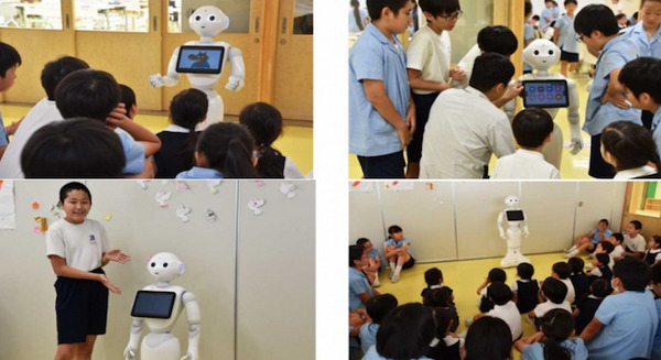 「Pepper」が幼稚園児に童話を読み聞かせ 小学6年生が4人でプログラミング 画像