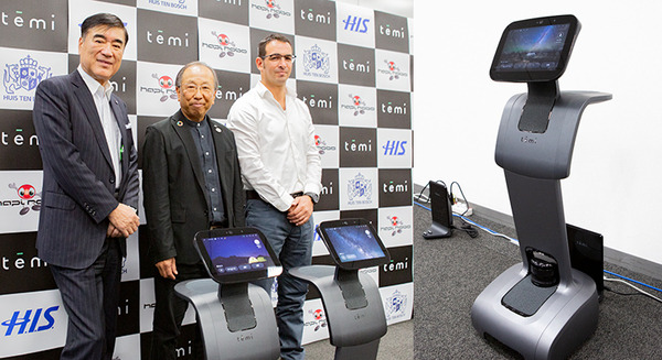 H.I.Sハピロボが瞬間移動ロボット「temi」を発売へ！遠隔対話、追従、自動マッピング、自律移動、Alexa連携、店舗案内など可能性は無限大 画像