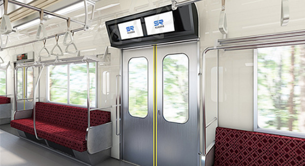 NTTドコモの回線と埼玉高速鉄道の電車がコネクテッド！車両内外の環境変化に応じた「ダイナミックDOOH広告」ってなに? 画像