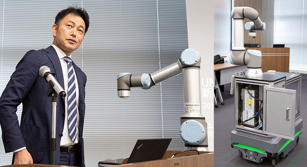 ユニバーサルロボットがバッテリー駆動の協働ロボットを発表　AGVや自律型モバイルロボット向け 画像