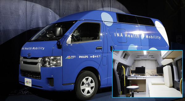 医療×MaaSを実現する車両「ヘルスケアモビリティ」がいよいよ走り出す　伊那市、MONET、フィリップスジャパンが共同で動くオンライン診療の実現へ 画像