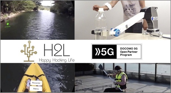 5G向けボディシェアリング遠隔操作ロボットを国際ロボット展で動態展示　H2Lがドコモと共同開発 画像