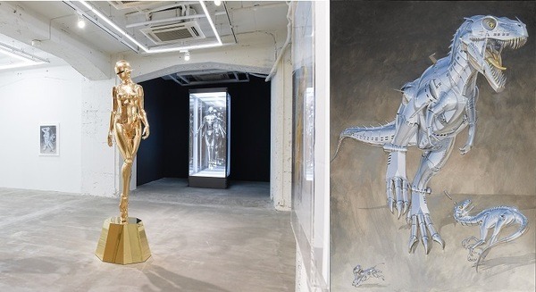 「空山 基」新作個展がNANZUKA GALLERYと渋谷パルコ「2G」にて同時開催 　XLARGEが「神々しい女戦士」などコラボシャツ発売 画像