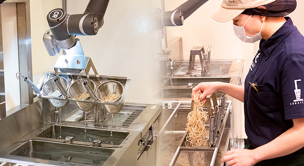 【速報】「駅そばロボット」が生そばを茹でる、洗う、締める！JR東小金井駅で人と協働する調理ロボットが稼働開始 画像