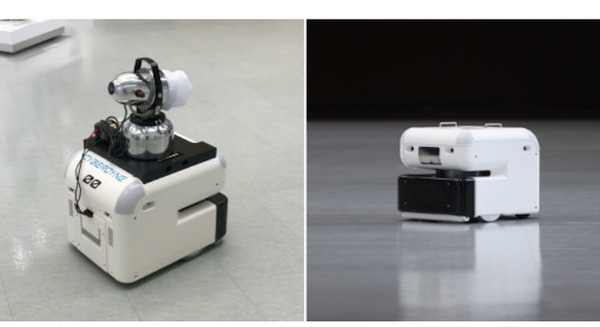 CYBERDYNEの次世代型清掃用ロボット　消毒液の噴霧機を搭載して羽田空港に導入 画像