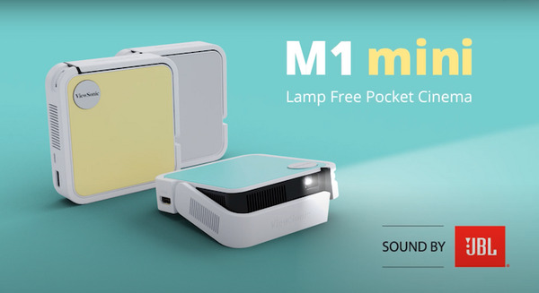 約11cm ポケットサイズのプロジェクター「M1 mini」発売　最大80インチ投影画面、JBLスピーカー搭載　価格は19,800円 画像