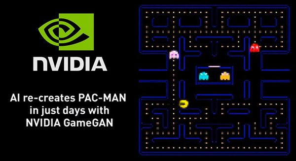 【世界初】40周年の「パックマン」ゲームをAIが再生成　最先端のAI技術「GameGAN」をNVIDIA研究所が発表 画像