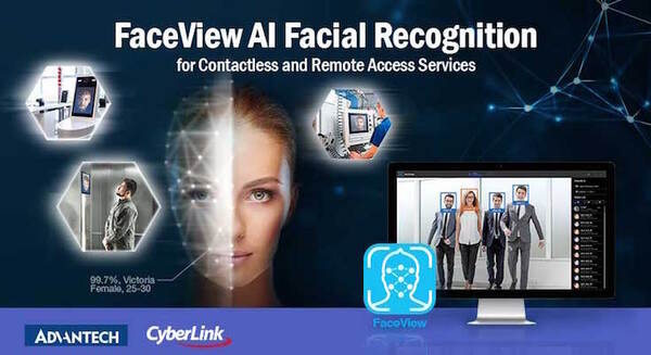 アドバンテックとサイバーリンクが提携　99%の精度で顔検出する「FaceView」をリリース　顔認識と性別、年齢、感情を分析 画像