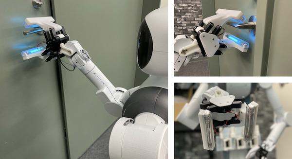 Mira Roboticsのアバターロボット「ugo」施設内の新型コロナ対策も実施　紫外線除菌機能を搭載したロボットハンドを開発 画像