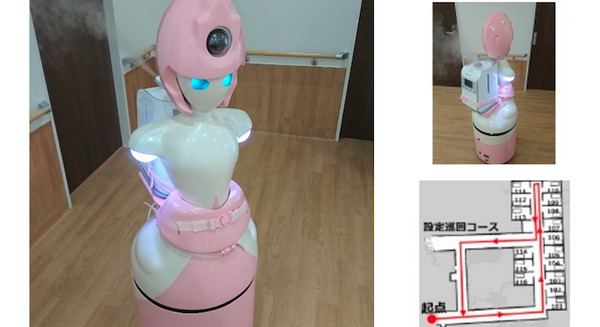 自動駆けつけ介護ロボット「SOWAN」(ソワン)に除菌消臭の噴霧機能を追加　無人の除菌巡回で新型コロナ感染リスクを低減 画像