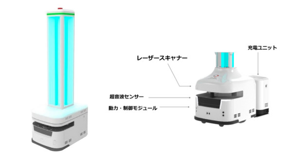フィリップス社製UV殺菌灯を搭載した自律走行型ロボット「UVDoctor Robo」をRoundyedgeが販売開始　自動運転で殺菌 画像
